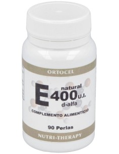 Vitamina E 400Ui D-Alpha (Natural) 90Perlas