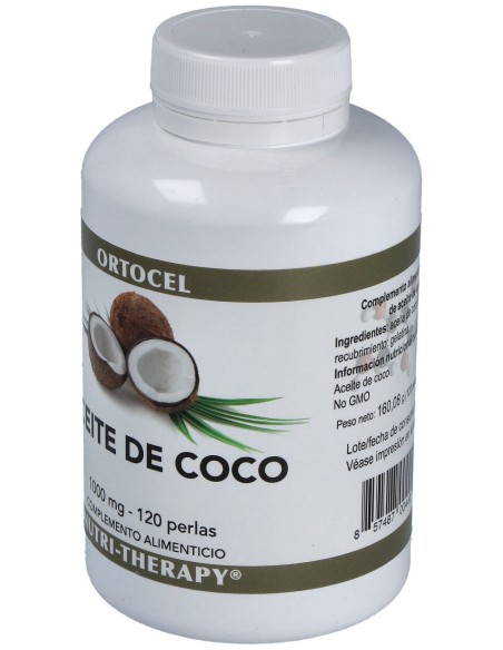 Aceite De Coco 1000Mg. 120Perlas