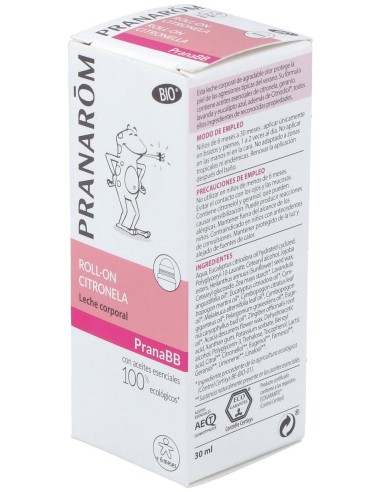 Pranabb Citronela Leche Corporal Roll-On 30Ml.