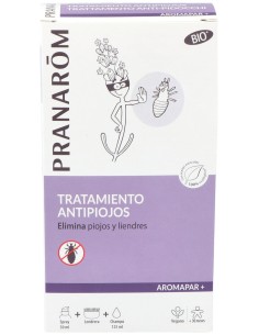 Aromapar Duo Spray Antipiojos Bio +Champu+Lendrera