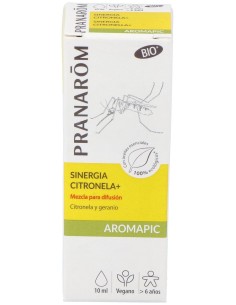 Aromapic Sinergia Citronela Aceite Difusion 10Ml.