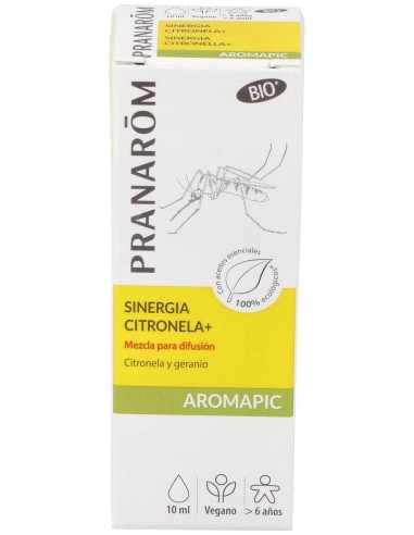 Aromapic Sinergia Citronela Aceite Difusion 10Ml.