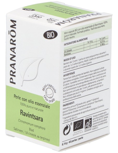Ravintsara Aceite Esencial En Perlas 60Perlas