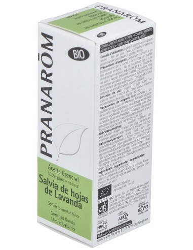 Salvia Hojas De Lavanda Aceite Esencial 10Ml Bio
