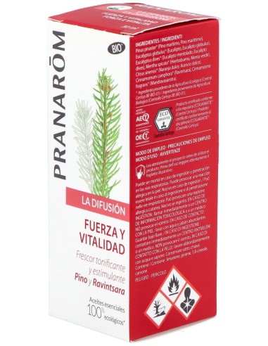 Pranarôm La Difusión Fuerza Y Vitalidad Bio 30Ml