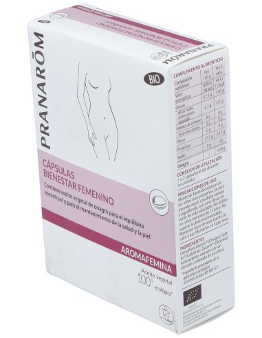 Pranarôm Bienestar Femenino Onagra Bio 30 Caps