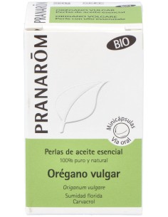 Oregano Vulgar Ac. Esencial En Perlas 60Perlas Bio