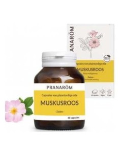 'Pranarôm Rose Musquée Capsules D''Huile Végétale 60Caps'