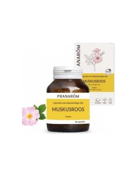 'Pranarôm Rose Musquée Capsules D''Huile Végétale 60Caps'