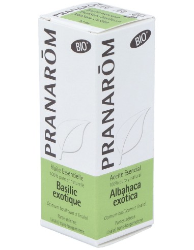 Albahaca Exotica Aceite Esencial 10Ml. Bio