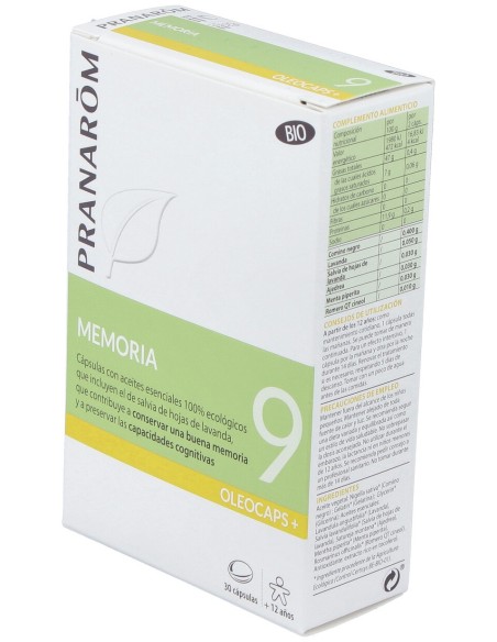 Oleocaps+ Plus 9 Memoria 30Cap. Bio