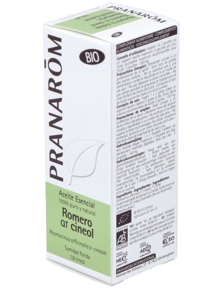 Pranarôm Aceite Esencial De Romero Qt Cineol 10Ml