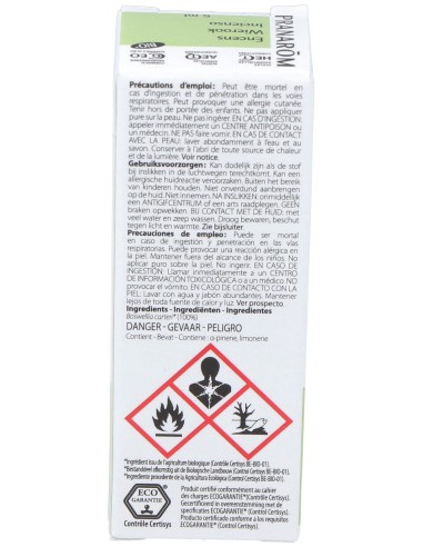 Pranarôm Aceite Esencial De Incienso Bio 5Ml