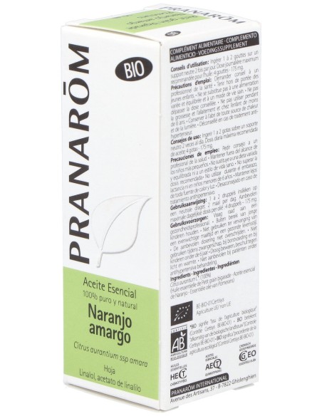 Naranjo Amargo Hoja Aceite Esencial Bio 10Ml.