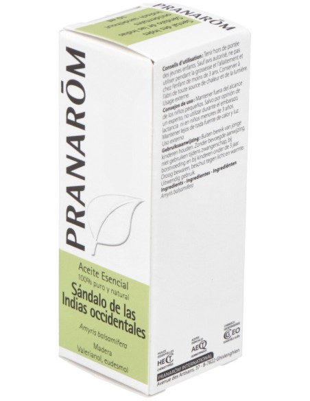 Sandalo De Las Indias Occ. Aceite Esencial 10Ml.