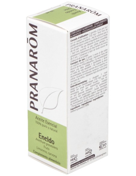 Pranarôm Aceite Esencial Eneldo 10 Ml
