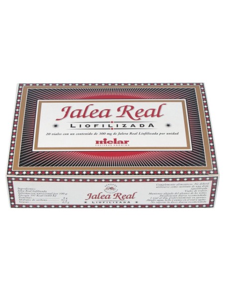 Mielar Jalea Real Liofilizada 300Mg 20 Ampollas