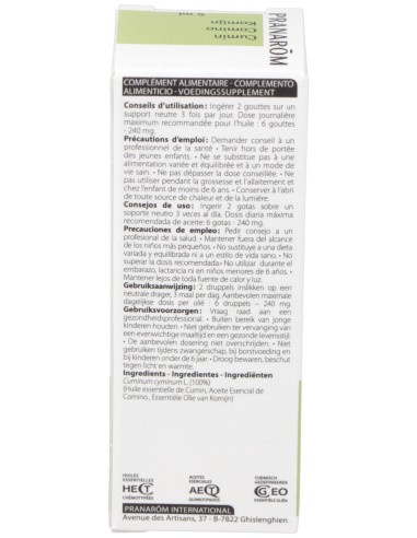 Pranarôm Aceite Esencial Comino 5Ml