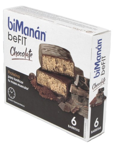 Bimanan Pro Barrita Chocolate 6Ud X 27Gr