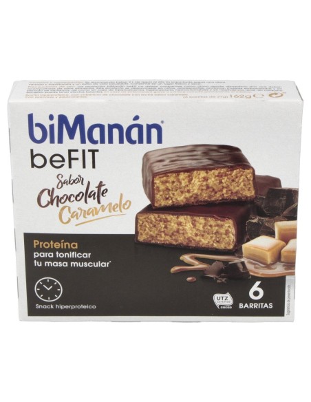 Bimanán® Pro Barritas Chocolate Caramelo 6 Barritas