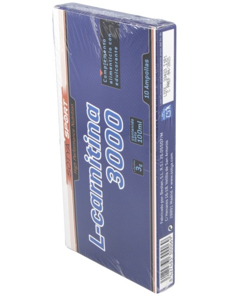 Sotya L-Carnitina 3000Mg 10 Viales