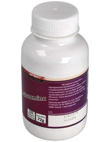 Sotya L-Glutamina 600Mg 120Cáps