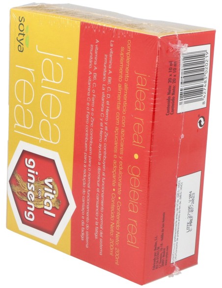 Jalea Real Vital Ginseng 20Amp.