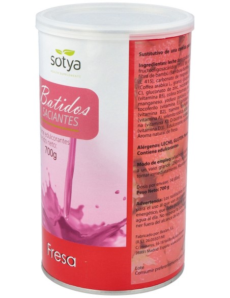 Batido Saciante Fresa 700Gr.