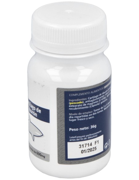 Cartilago De Tiburon 500Mg. 60Cap.