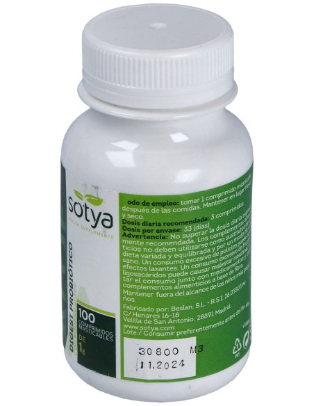 Sotya Aloe Vera Plus 100Comp Masticables