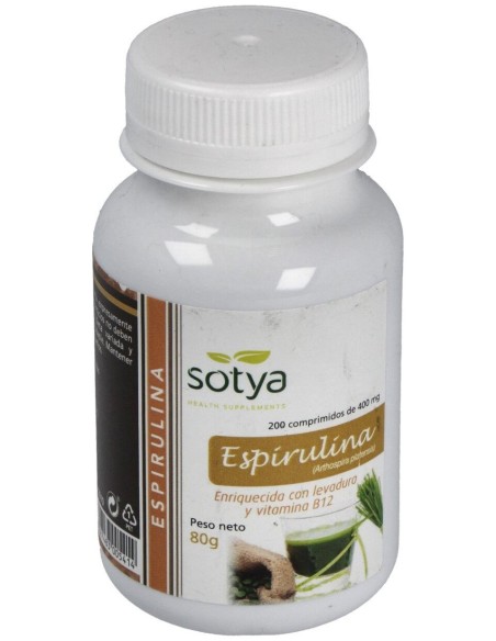 Sotya Espirulina 400Mg 200Caps