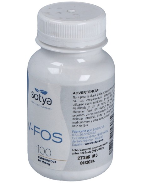 Sotya Vientre Plano V-Fos 100 Comprimidos De 700Mg