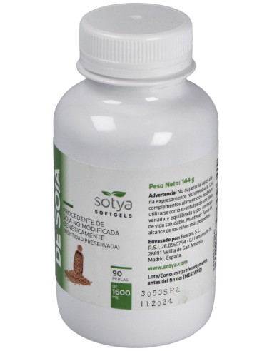 Sotya Lecitina De Soja 1200Mg 90 Perlas