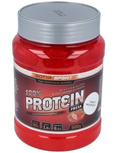 Proteinas Soja 100% Fresa 500Gr.