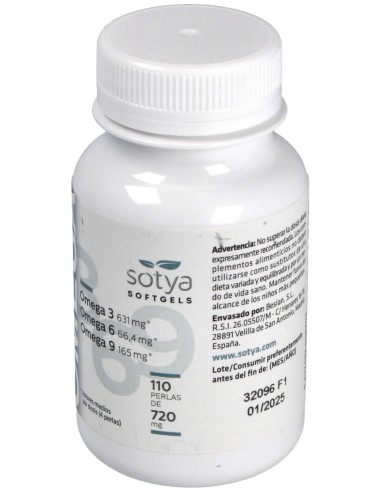 Sotya Omega 3-6-9 500Mg 110 Perlas