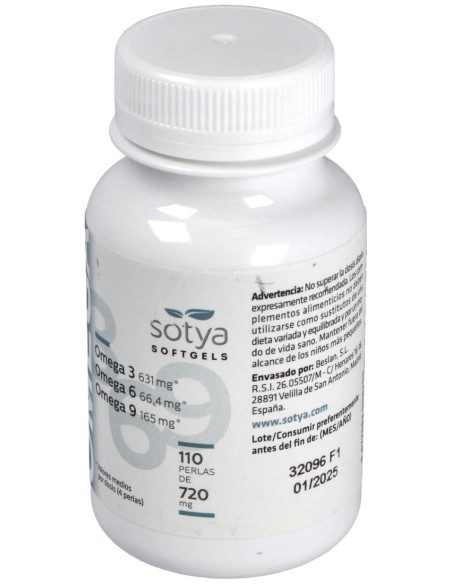 Sotya Omega 3-6-9 500Mg 110 Perlas