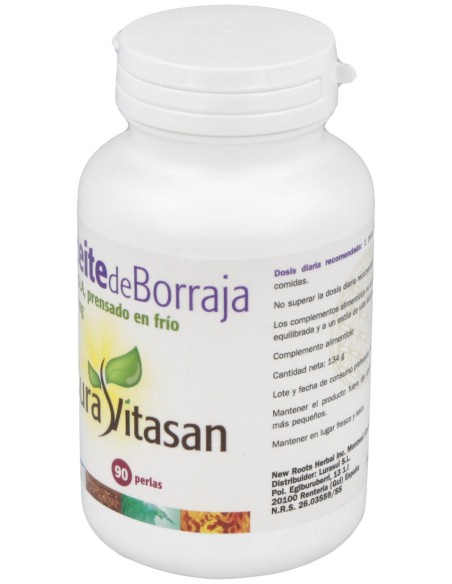 Aceite De Borraja 1200Mg. 90Perlas
