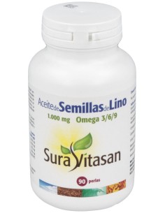Aceite De Semillas De Lino 1000Mg. 90Perlas