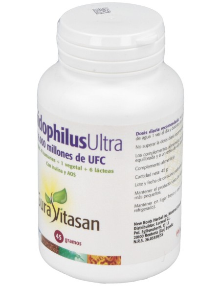 Acidophilus Ultra Polvo 45Gr. (Refrigeracion)