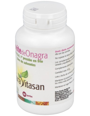 Sura Vitasan Aceite De Onagra 500Mg 90 Perlas