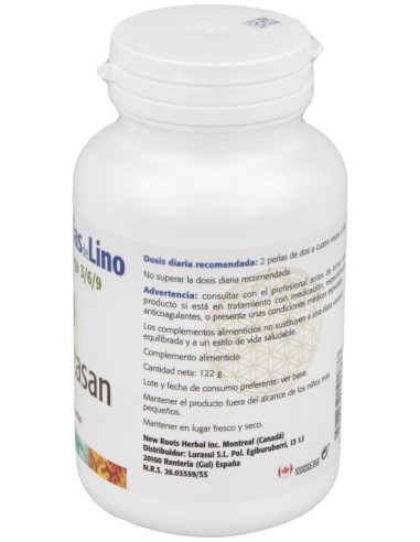 Aceite De Semillas De Lino 1000Mg. 90Perlas