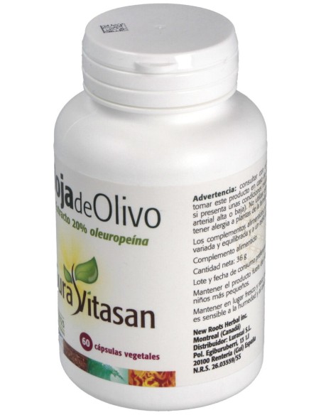 Hoja De Olivo 60Cap.