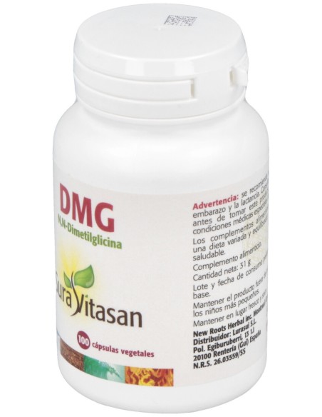 Dmg N-Dimetilglicina 125Mg. 100Cap.