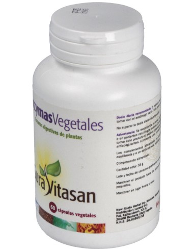 Enzymas Vegetales 60Cap.