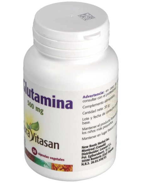 L-Glutamina 500Mg. 50Cap.