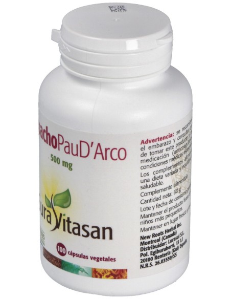 Lapacho - Pau D Arco 500Mg. 100Cap.