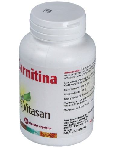 L-Carnitina 500Mg. 60Cap.