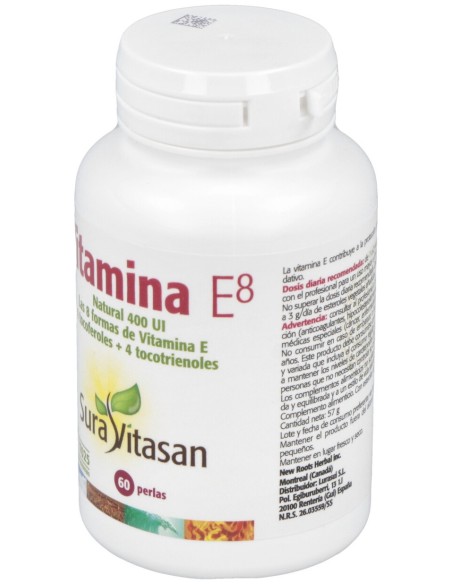 Vitamina E Natural 400Ui 60Perlas
