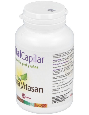 Vital Capilar Cabello,Piel Y Uñas 30Perlas