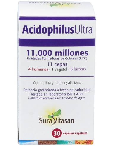 Sura Vitasan Acidophilus Ultra 30 Cápsulas